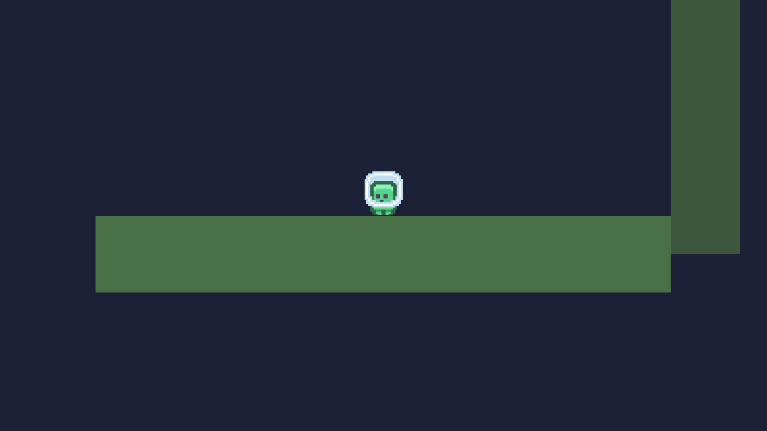 Your player in the test world it dashes and wall-jumps around.