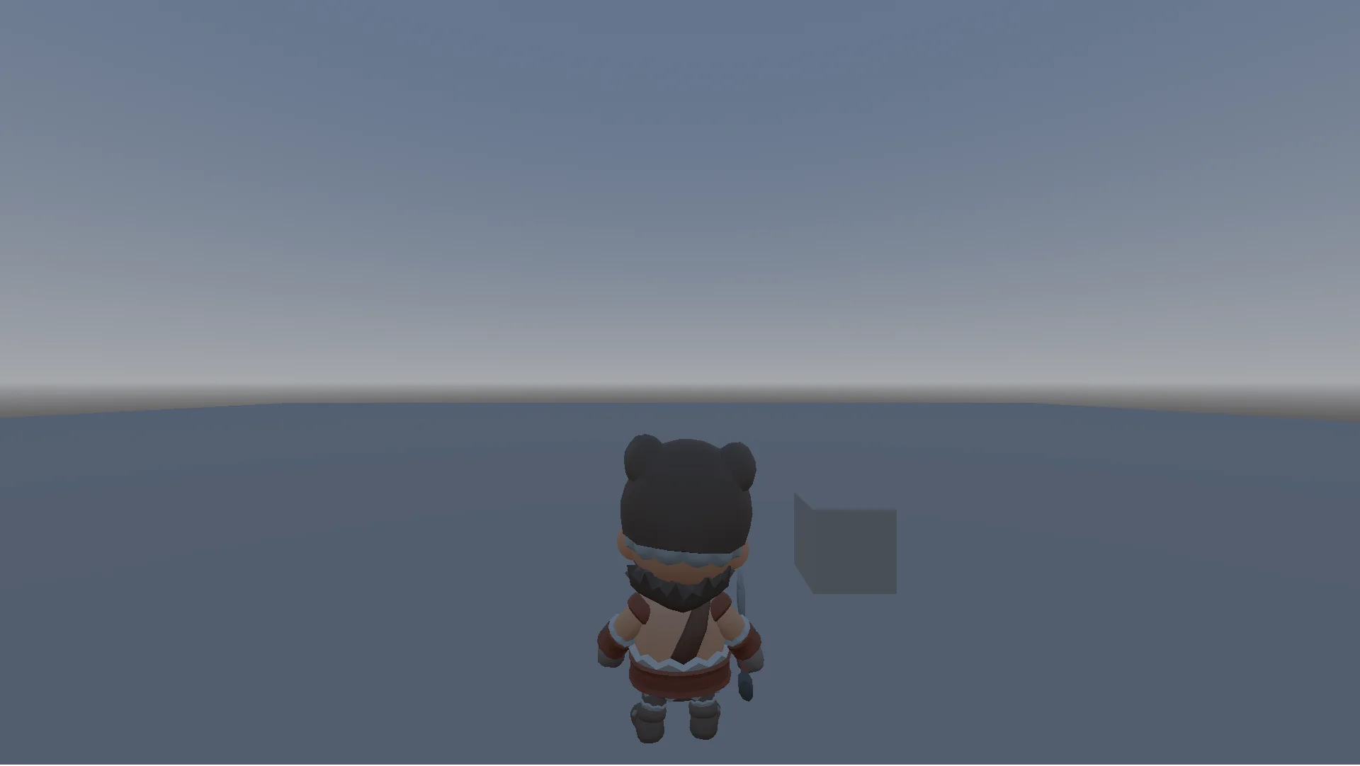 A real 3D character controller, running.