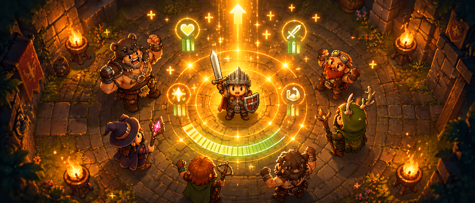 Stats & Leveling System key art