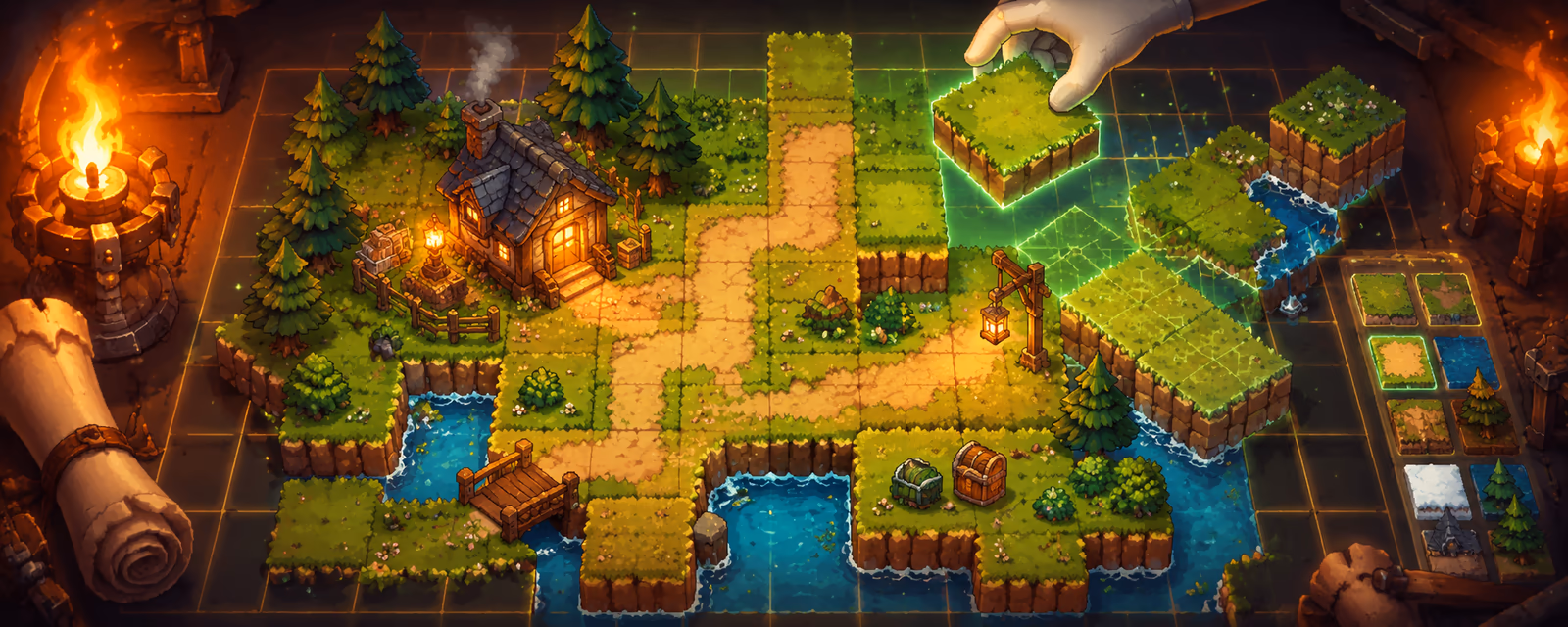 Tile-Based World & Map Building key art